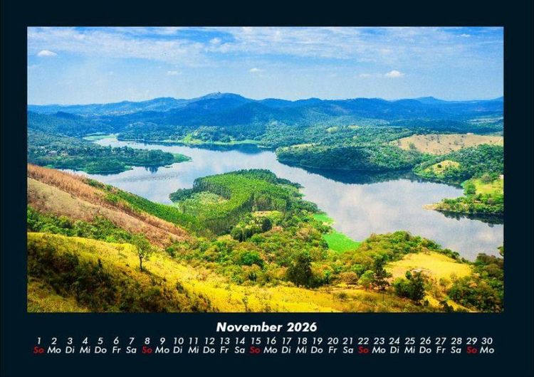 Produktbild: Landschaftskalender 2026 Fotokalender DIN A4