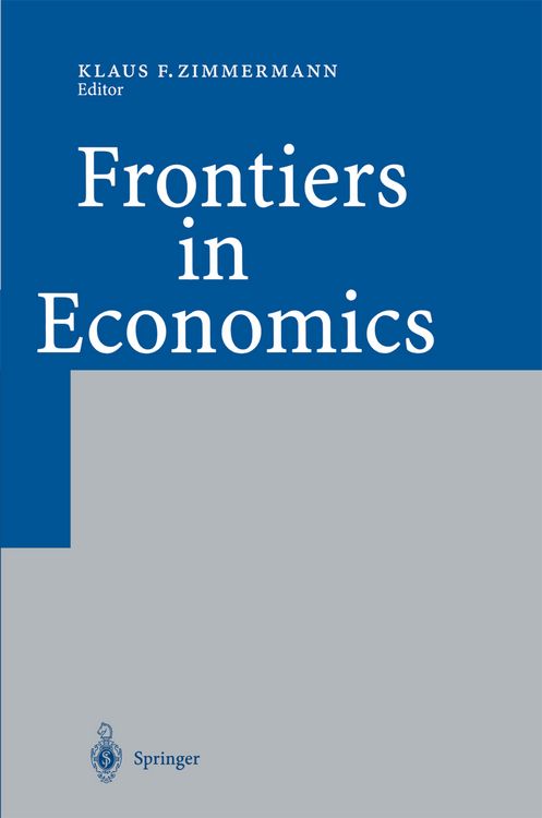Produktbild: Frontiers in Economics