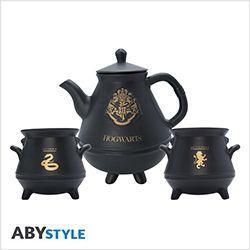Produktbild: Harry Potter Teekanne mit Hogwarts-Kessel-Set