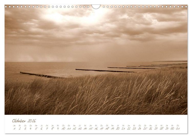 Produktbild: Ostsee-Nostalgie (Wandkalender 2026 DIN A3 quer), CALVENDO Monatskalender