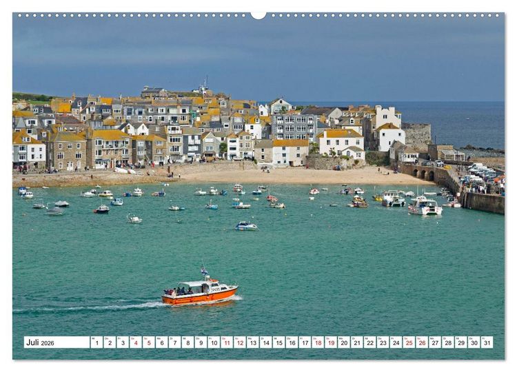 Produktbild: Faszinierende Ansichten von Cornwall (Wandkalender 2026 DIN A2 quer), CALVENDO Monatskalender