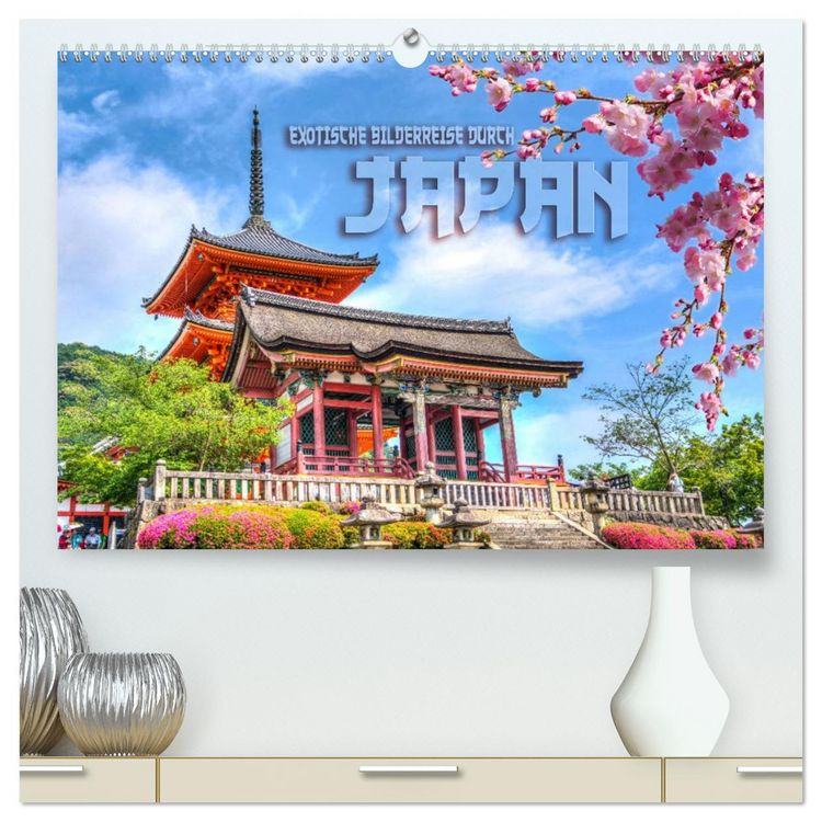 Produktbild: Exotische Bilderreise durch Japan (hochwertiger Premium Wandkalender 2026 DIN A2 quer), Kunstdruck in Hochglanz