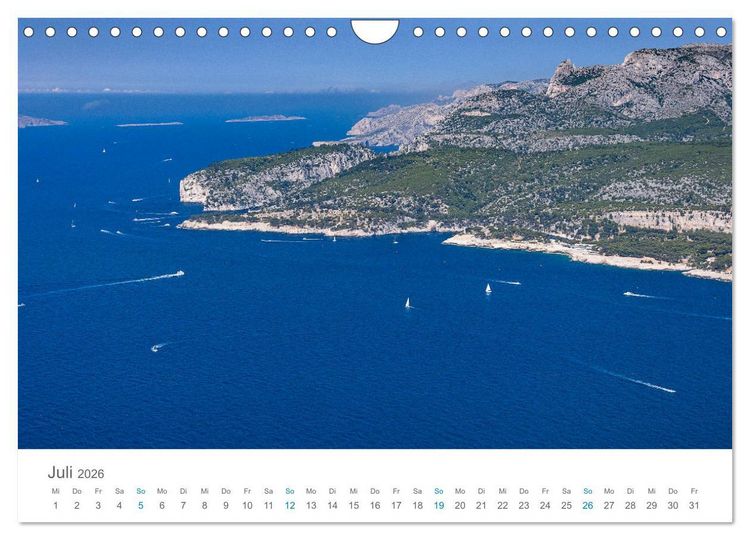 Produktbild: Cassis und die Calanques (Wandkalender 2026 DIN A4 quer), CALVENDO Monatskalender