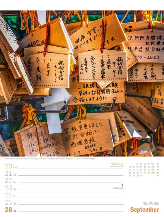 Produktbild: Japan Wochenplaner Kalender 2027 | Das Land der aufgehenden Sonne