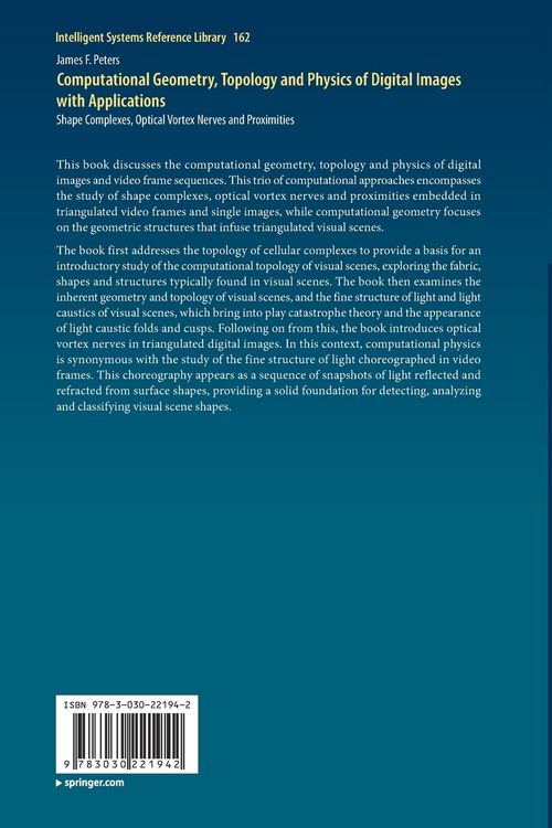 Produktbild: Computational Geometry, Topology and Physics of Digital Images with Applications