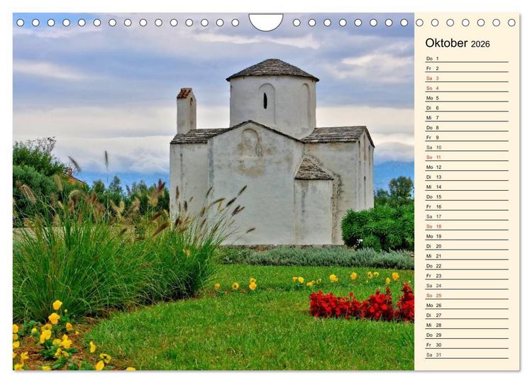 Produktbild: Zadar und Norddalmatien (Wandkalender 2026 DIN A4 quer), CALVENDO Monatskalender