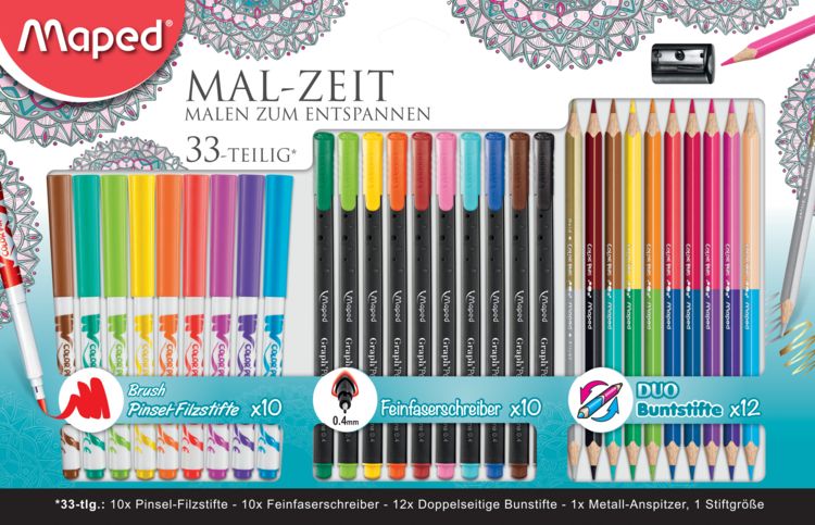 Produktbild: Maped Malset Mal-Zeit 33 Teile