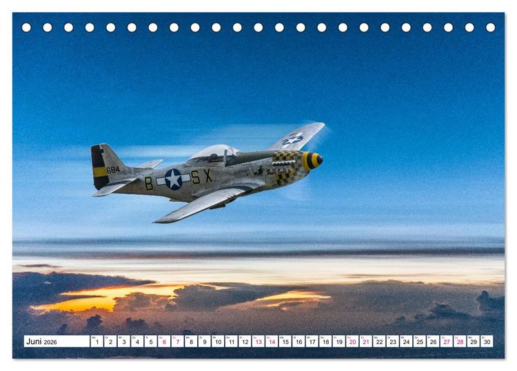 Produktbild: Modellflug in Szene gesetzt (Tischkalender 2026 DIN A5 quer), CALVENDO Monatskalender