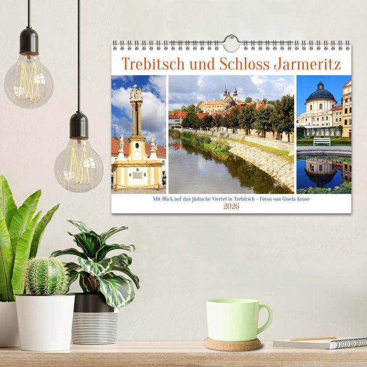Produktbild: Trebitsch und Schloss Jarmeritz (Wandkalender 2026 DIN A4 quer), CALVENDO Monatskalender