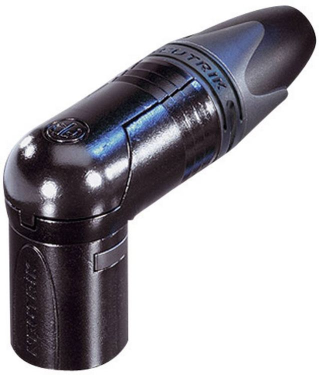 Produktbild: Neutrik NC7MRX-B XLR-Steckverbinder Stecker, gewinkelt Polzahl: 7 Schwarz 1St.