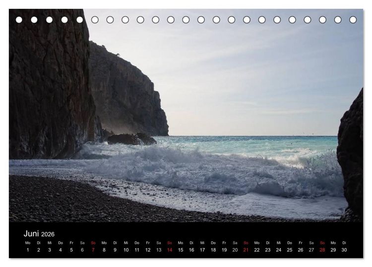 Produktbild: Mallorca wo es am sch&ouml;nsten ist (Tischkalender 2026 DIN A5 quer), CALVENDO Monatskalender