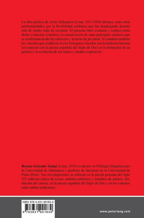 Produktbild: La po&eacute;tica continua de Javier Sologuren