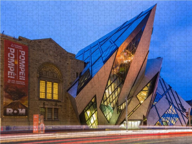 Produktbild: CALVENDO Puzzle Toronto, Royal Ontario Museum und Michael Lee-Chin Crystal 1000 Teile Lege-Gr&ouml;&szlig;e 64 x 48 cm Foto-Puzzle Bild von Hanna Wagner