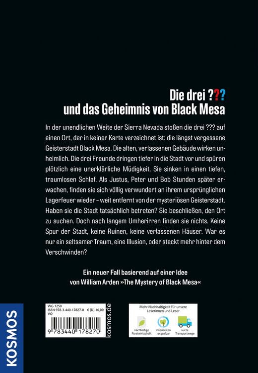 Produktbild: Die drei ??? und das Geheimnis von Black Mesa