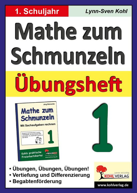 Produktbild: Mathe zum Schmunzeln - &Uuml;bungsheft, 1. Schuljahr