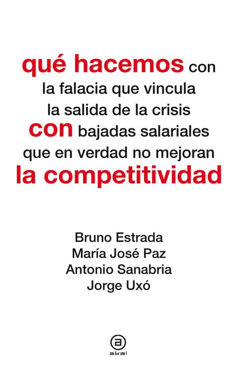 Produktbild: Qu&eacute; hacemos con la competitividad