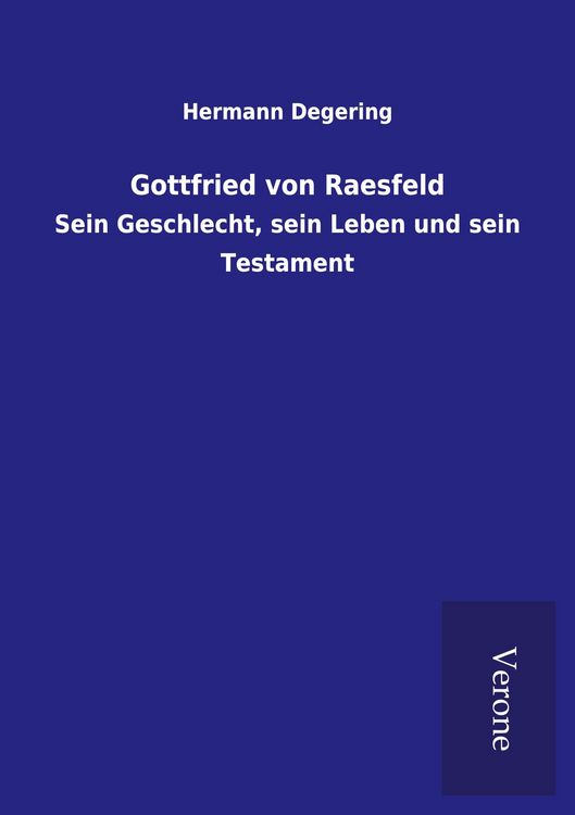 Produktbild: Gottfried von Raesfeld