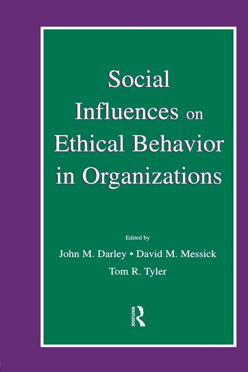 Produktbild: Social Influences on Ethical Behavior in Organizations