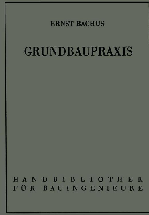 Produktbild: Grundbaupraxis