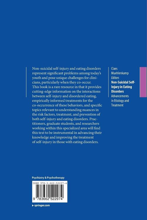 Produktbild: Non-Suicidal Self-Injury in Eating Disorders