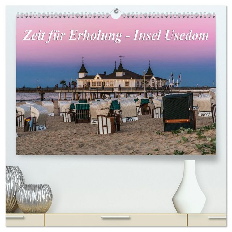 Produktbild: Zeit f&uuml;r Erholung - Insel Usedom / Geburtstagskalender (hochwertiger Premium Wandkalender 2026 DIN A2 quer), Kunstdruck in Hochglanz