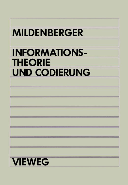 Produktbild: Informationstheorie und Codierung