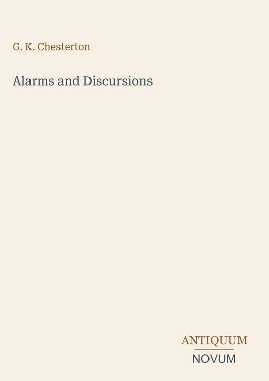 Produktbild: Alarms and Discursions