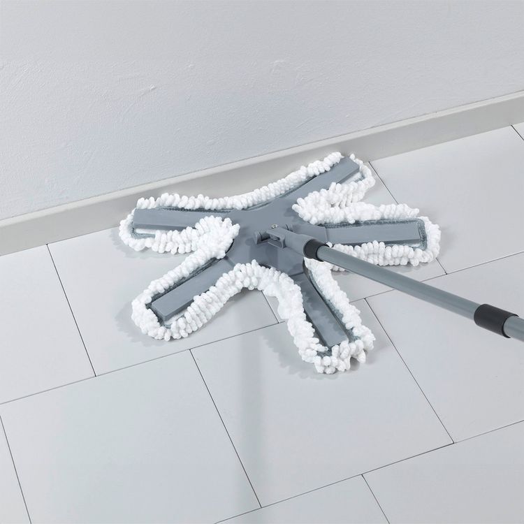 Produktbild: Bodenwischer Mod. Oktopus mit Teleskopstiel, reinigt nur mit Wasser