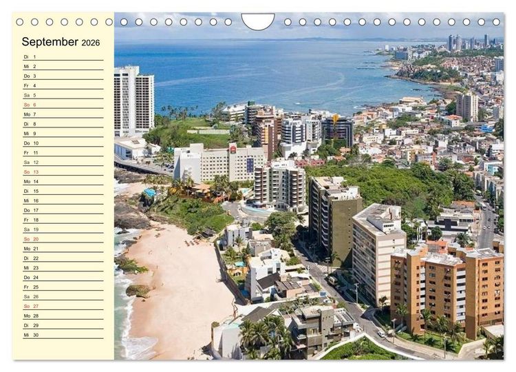 Produktbild: Brasilien. Faszinierend und gro&szlig; wie ein Kontinent (Wandkalender 2026 DIN A4 quer), CALVENDO Monatskalender
