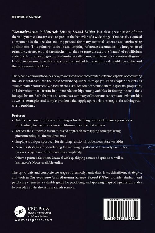Produktbild: Thermodynamics in Materials Science