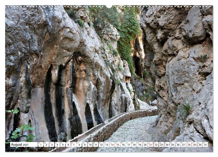 Produktbild: Mallorca GR 221. Weitwandern durch die Serra de Tramuntana (hochwertiger Premium Wandkalender 2027 DIN A2 quer), Kunstdruck in Hochglanz