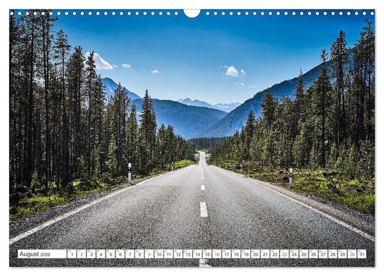 Produktbild: Wege durch die Alpen (Wandkalender 2026 DIN A3 quer), CALVENDO Monatskalender