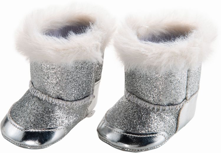 Produktbild: Puppen-Silberstiefel, Gr. 38-45 cm