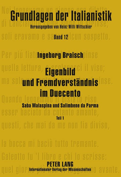 Produktbild: Eigenbild und Fremdverst&auml;ndnis im Duecento