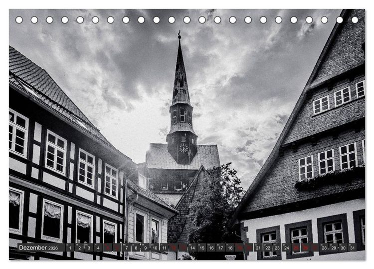 Produktbild: Ein Blick auf Osterode am Harz (Tischkalender 2026 DIN A5 quer), CALVENDO Monatskalender