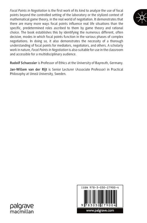 Produktbild: Focal Points in Negotiation