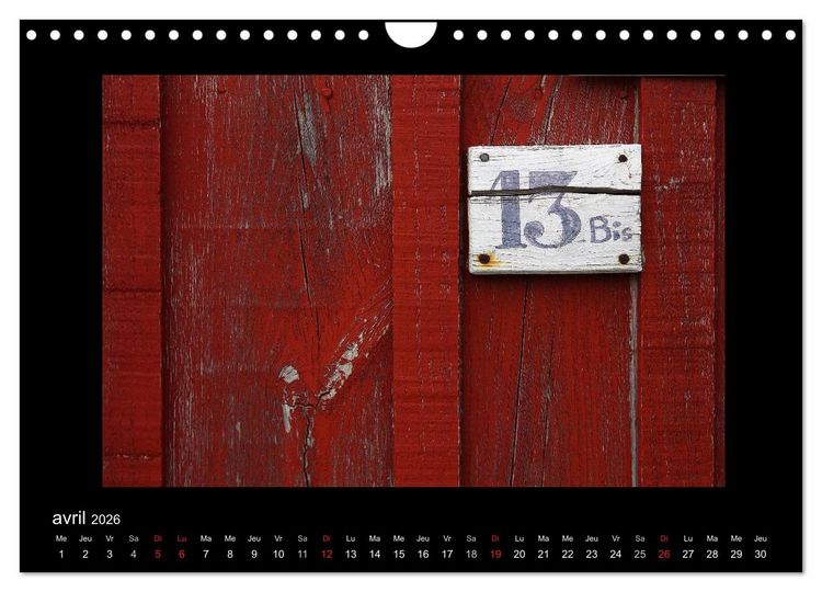 Produktbild: Les Cabanes d'Ol&eacute;ron (Calendrier mural 2026 DIN A4 vertical), CALVENDO calendrier mensuel