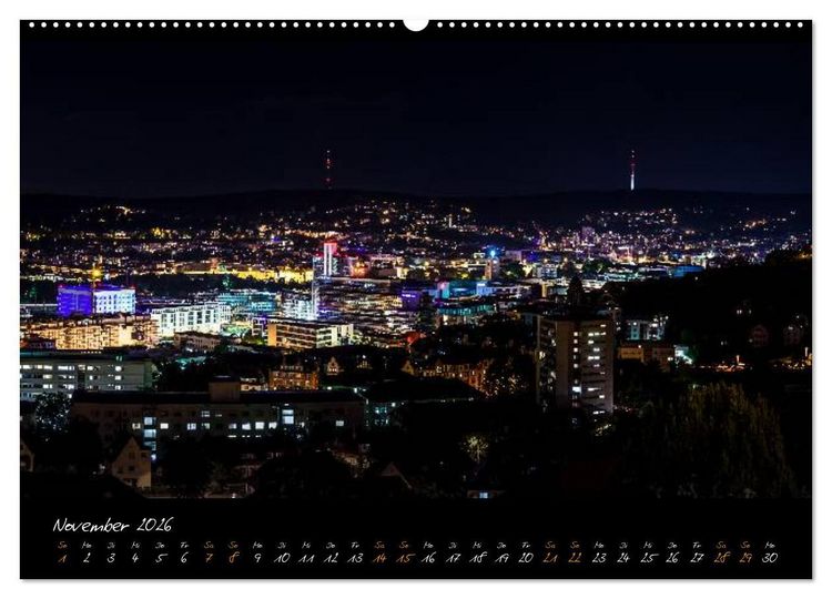 Produktbild: STUTTGART 2026 auf den zweiten Blick (hochwertiger Premium Wandkalender 2026 DIN A2 quer), Kunstdruck in Hochglanz