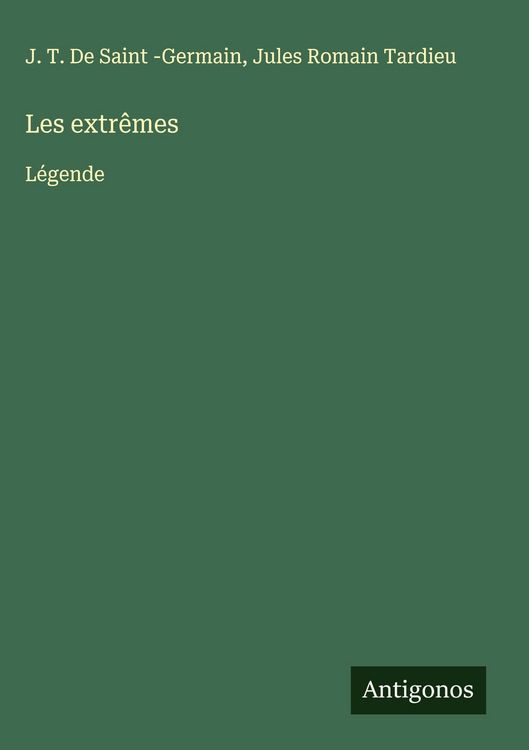 Produktbild: Les extr&ecirc;mes