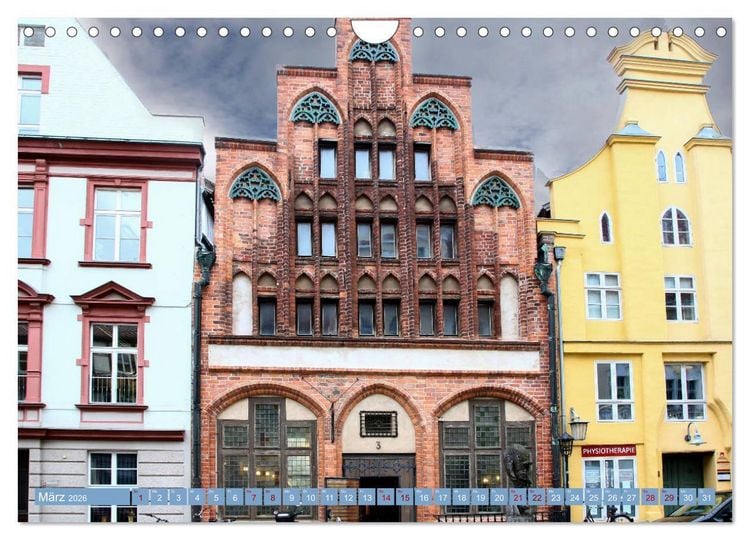 Produktbild: Stralsund und die Boddenlandschaft (Wandkalender 2026 DIN A4 quer), CALVENDO Monatskalender