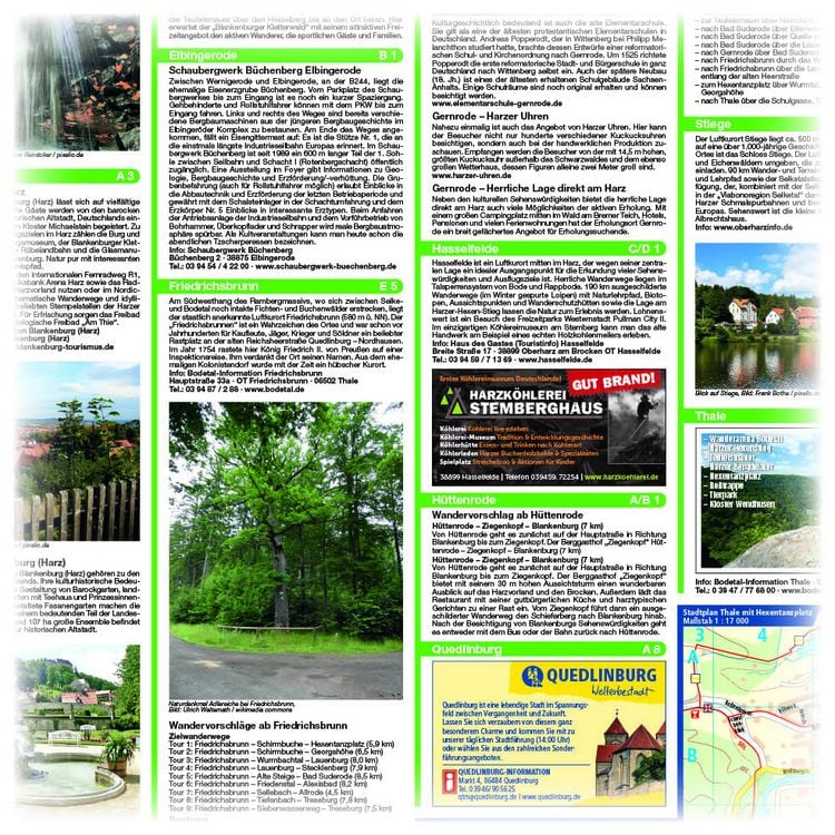 Produktbild: Publicpress Wanderkarte Thale, Bodetal und Umgebung 1:25.000