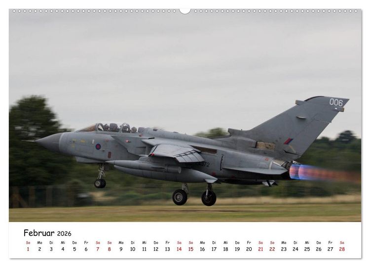 Produktbild: Milit&auml;rjets Panavia Tornado (Wandkalender 2026 DIN A2 quer), CALVENDO Monatskalender