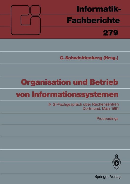 Produktbild: Organisation und Betrieb von Informationssystemen