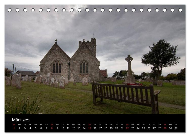 Produktbild: Unterwegs auf der Isle of Wight (Tischkalender 2026 DIN A5 quer), CALVENDO Monatskalender