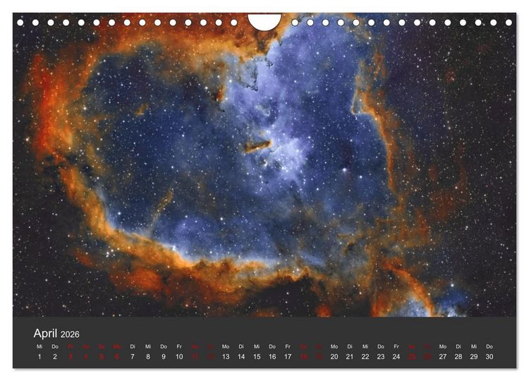 Produktbild: Havel-Sternwarte Weltallkalender (Wandkalender 2026 DIN A4 quer), CALVENDO Monatskalender