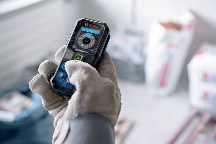 Produktbild: Bosch Professional GLM 50-27 CG Laser-Entfernungsmesser Bluetooth, Dokumentations-App, Stativadapter 6.3 mm (1/4") 50 m