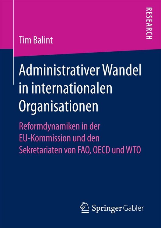 Produktbild: Administrativer Wandel in internationalen Organisationen
