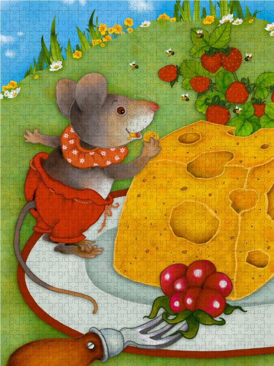 Produktbild: CALVENDO Puzzle Meine Maus Tammy | 1000 Teile Lege-Gr&ouml;&szlig;e 64x48cm Foto-Puzzle f&uuml;r gl&uuml;ckliche Stunden