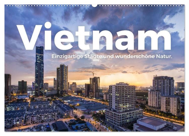 Produktbild: Vietnam - Einzigartige St&auml;dte und wundersch&ouml;ne Natur. (Wandkalender 2026 DIN A2 quer), CALVENDO Monatskalender