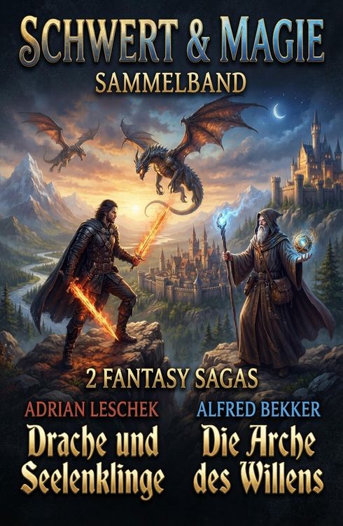 Produktbild: 2 Fantasy Sagas: Drache und Seelenklinge / Die Arche des Willens